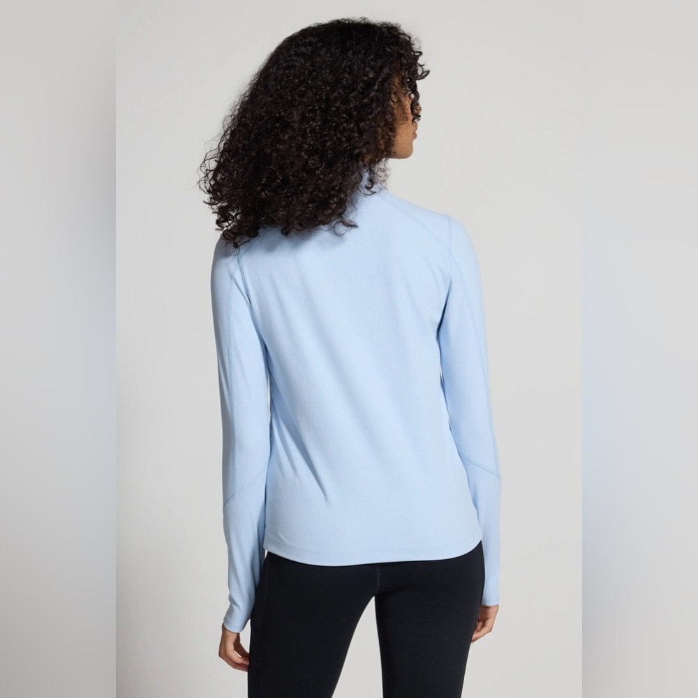 Mondetta 1/2 Zip Ribbed Active Top - Picture 2 of 10